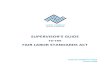 SUPERVISOR’S GUIDE - West Virginia · The purpose of this Supervisor’s Guide to the Fair Labor Standards Act is to provide agencies with ... overtime pay, record keeping, and
