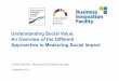 Understanding Social Value: An Overview of the …...Understanding Social Value: An Overview of the Different Approaches to Measuring Social Impact Carolin Schramm, Monitoring and