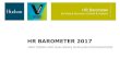HR BAROMETER 2017 - Hudson · On a scale from 0% (no priority/low mastery) to 100% (top priority/role model) Future HR practices: Look ahead to the planned priorities in 2017 and