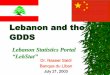 Lebanon and the GDDS - nassersaidi.comnassersaidi.com/wp...Lebanon-and-GDDS-JULY-2003.pdf · Lebanon and the GDDS Dr. Nasser Saidi Banque du Liban July 21, 2003 ... and timely statistics