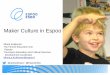 Maker Culture in Espoo - Learning Personalized€¦ · Maker Culture in Espoo Schools ... Life long learning Together. Espoo •Entressen Paja •Espoonlahden Paja •Ison Omenan