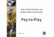 Pay-to-PlayPay-to-Play Disclosure Law Requirements. ELEC’s Business Entity Annual Statement • Required to be filed by any business entity that has received $50,000 or more in the