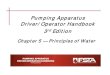 Pumping Apparatus Driver/Operator Handbook 3rd ... flows through a hose or pipe. 5–11 First principle Fluid pressure is perpendicular to any surface on which it acts Driver/operators
