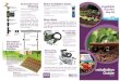 pdf.lowes.compdf.lowes.com/installationguides/720413400845_install.pdf · 2017-04-24 · drip irrigation and helps prevent connections from blowing out. Control: Five Dripper lines