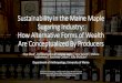 Siladi Sustainability of Maple Sugaring · 2019-04-03 · The maple sugar book: Being a plain, practical account of the art of sugaring designed to promote an acquaintance with the