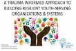 A TRAUMA INFORMED APPROACH TO BUILDING RESILIENT YOUTH-SERVING ORGANIZATIONS & SYSTEMS › wp-content › uploads › 2018 › 12 › ... · 2018-12-03 · 1. Based on ACE science,
