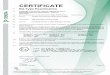 CERTIFICATE - ABB Group€¦ · (20) Certificate history Issue 1 - 208686700 Initial certificate. Issue 2- 213594600 Introduction of an alternative method for the application of printed