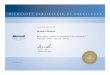 MICROSOFT CERTIFICATE OF EXCELLENCE · MICROSOFT CERTIFICATE OF EXCELLENCE Steven A. Ballmer Chief Executive Ofﬁ cer WILLIAM H GRISWOLD Has successfully completed the requirements