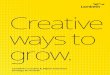 Creative ways to...The creative industries are creating jobs four times as quickly as the wider economy. In recent years there has been huge growth in London’s digital economy. There