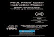 POOL FROG Cycler Instruction Manual - King Technology › wp-content › uploads › ... · The POOL FROG Mineral Reservoir must be used in conjunction with the POOL FROG Bac Pac