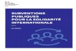 SUBVENTIONS PUBLIQUES POUR LA SOLIDARITÉ …€¦ · solidarité internationale dans la recherche de financements publics français, la Délégation pour les relations avec la société