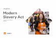 Modern Slavery Act€¦ · 9 Kingfisher Modern Slavery Act transparency statement 2019/20 . Our due diligence on modern slavery issues includes ethical risk assessment, ethical audits,