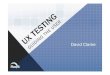 ANZTB User Experience Testing [Read-Only] · USER EXPERIENCE (UX) “It’s not just about getting from A to B. It’s the journey that matters.”