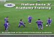 Italian Serie ‘A’ Academy Trainingdwp1qpzlmbgg6.cloudfront.net/ItalianSerieAAcademy... · ©WORLD CLASS COACHING 6 Italian Serie ‘A’ Academy Training At pace the pair continue