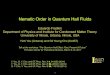 Nematic Order in Quantum Hall Fluids - Eduardo Fradkineduardo.physics.illinois.edu/homepage/pcts-2017.pdf · /h, and maps the “composite fermions” into anyons with e * =e/m, statistics: