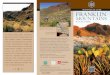 INTERPRETIVE GUIDE FRANKLIN - Texas · The Franklin Mountains lie within the northern Chihuahuan Desert, but other geographic regions exert influence as well. Watch for the large