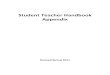 Student Teacher Handbook Appendixtallen/supervisors/Handbook Appendix.pdf · student teacher(s); and to attend professional meetings related to student teaching supervision. In consideration