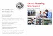 Dealer Licensing Information - Indiana dealer booklet...PAGE 2 General License Requirements The following are required to obtain a dealer license: • Established place of business
