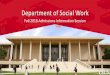 Department of Social Work Work_Information...Jolene Swain, MSW History Program was developed by Dr. Jean Daniels from CSUN’s Sociology Department First cohort consisted of 24 students