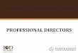 PROFESSIONAL DIRECTORS...3 6 steps Professional Directors- Accreditation Year 2019 Ahmed Mohamed Al-Awadi Ahmed Mohamed Al-Awadi, is Group Chief Procurement Officer – Etisalat Group
