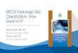 NRCS Hydrologic Soil Classification, How Good Is It? › floodplain.org › resource › ... · Impacts of NRCS Hydrologic Soil Classification on runoffs peak, volume & discharge