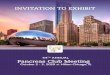 INVITATION TO EXHIBIT › wp-content › uploads › ... · for tabletop display, 2 exhibitor badges and recognition in final program, meeting app, signage and session slides Exhibit