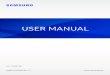 USER MANUAL - downloadcenter.samsung.com€¦ · While charging, the device and the charger may become hot. During wireless charging or fast charging, the device may feel hotter to