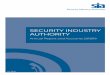 SECURITY INDUSTRY AUTHORITY - Home Office · 2019-09-11 · 2 | SIA Annual Report and Accounts 2018/19 The Security Industry Authority (SIA) is a non-departmental public body sponsored