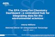 The EPA CompTox Chemistry Dashboard - a …...Office of Research and Development The EPA CompTox Chemistry Dashboard - a centralized hub for integrating data for the environmental