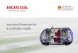 Innovative Powertrains for a sustainable mobility Innovative Powertrains for a sustainable mobility