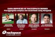 DATA SERVICES AT RACKSPACE SERIESddf912383141a8d7bbe4-e053e711fc85de3290f121ef0f0e3a1f.r87... · 2014-02-13 · DATA SERVICES AT RACKSPACE SERIES Pre-aggregated analytics and social