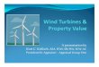 A presentation by Kurt C. Kielisch , ASA, IFAS, …...1 acre to 20 acre residential lot sales --low sales removed Non-Wind Turbine Residental Lot Value Wind Turbine Area Residential