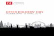 OFFER HOLDERS’ DAY - London School of Economics · Offer Holders’ Day 13 Beijing, China: 8-19 August 2016 Join one of our innovative two week courses about China and the world