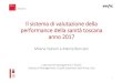 Il sistema di valutazione della performance della ... · Calcolo su 156 indicatori di valutazione presenti sia nel 2016 che nel 2017 ... allevalutazioni delle performance integrate