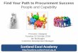 People and Capability - Scotland Excel€¦ · People and Capability Procurex, Glasgow Tuesday 23 October 2018 ... HND Progressive pathway ... Professional Practice Practitioner Workshops