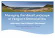 Managing the Visual Landscape of Oregon's Territorial Sea · Managing the Visual Landscape of Oregon’s Territorial Sea. Andy Lanier. 1, Laurel Hillmann. 2, Paul Manson. 1. 1 . Oregon
