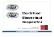 Certified - IAEI Magazine · 6 Certified Electrical Inspector Applicant Handbook satisfied. IAEI reserves the right to verify information supplied by or on behalf of a candidate