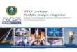 ICEAA Luncheon: Portfolio Analysis Integrationwashingtoniceaa.com/files/presentations/2018/12... · Agenda Overview –National Nuclear Security Administration (NNSA) –Organization