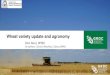Wheat variety update and agronomy - agric.wa.gov.au 2018 Wheat... · Cobra Other varieties. Scepter Ninja Cutlass Chief CL Plus . New releases 2015 • Bremer • Cutlass • DS Pascal