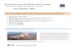 Nevada Bureau of Mines and GeologyNevada Bureau of Mines and Geology …Nevada’s state geological survey NBMG Information Video Public Safety: Earthquakes, Floods, and other Geologic