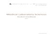 Student Handbook - University of Wyoming...Student Handbook 2017 . 2 . 3 ... urinalysis, molecular methodology, laboratory management, clinical research design and laboratory education