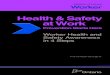 Health & Safety orkat W · Health & Safety at Work. Prevention Starts Here. Worker Health and Safety . Awareness in 4 Steps. Introduction. This workbook explains your rights and responsibilities