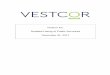 Vestcor Inc. Detailed Listing of Public Securities December 31, 2017 · 2019-10-17 · Vestcor Inc. Detailed Holdings at December 31, 2017 Holdings with a Net Market Value Above $100,000