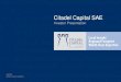 Citadel Capital SAE - s3.amazonaws.coms3.amazonaws.com/inktankir2/qh/ac3d062192ad7f6e5cfbb6b79e22d59a.pdfCitadel Capital’s portfolio currently consists of 19 platform companies With
