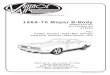 1969-70 Mopar B-Body - Vintage Air Home ·  901305 REV E 11/16/2018, PG 3 OF 23 Evaporator Kit (571065) 1 Accessory Kit 781076 2 No. Qty. Part No. Description