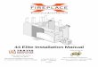 44 Elite Installation Manual - Travis IndustriesThis manual details the installation requirements for the 44 ELITE wood-burning fireplace. For operating and maintenance instructions,
