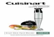 INSTRUCTION/ RECIPE BOOKLET - Cuisinartcuisinart.com.au/content/46201CSB-77A-Smart-Stick... · INTRODUCTION This Cuisinart® Smart Stick Hand Blender is designed to handle a variety