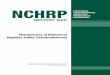 NCHRP Report 622 – Effectiveness of Behavioral Highway ...Under NCHRP Project 17-33, “Effectiveness of Behavioral Highway Safety Counter-measures,” researchers at the Preusser
