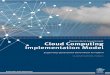 Queensland Government Cloud Computing Implementation Model · The ability to take advantage of highly available and fault tolerant services which are cost-effective due to economies
