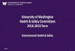 University of Washington Health & Safety Committees 2018 ... · University of Washington Health & Safety Committees 2018-2019 Term Environmental Health & Safety 2/7/2018 1